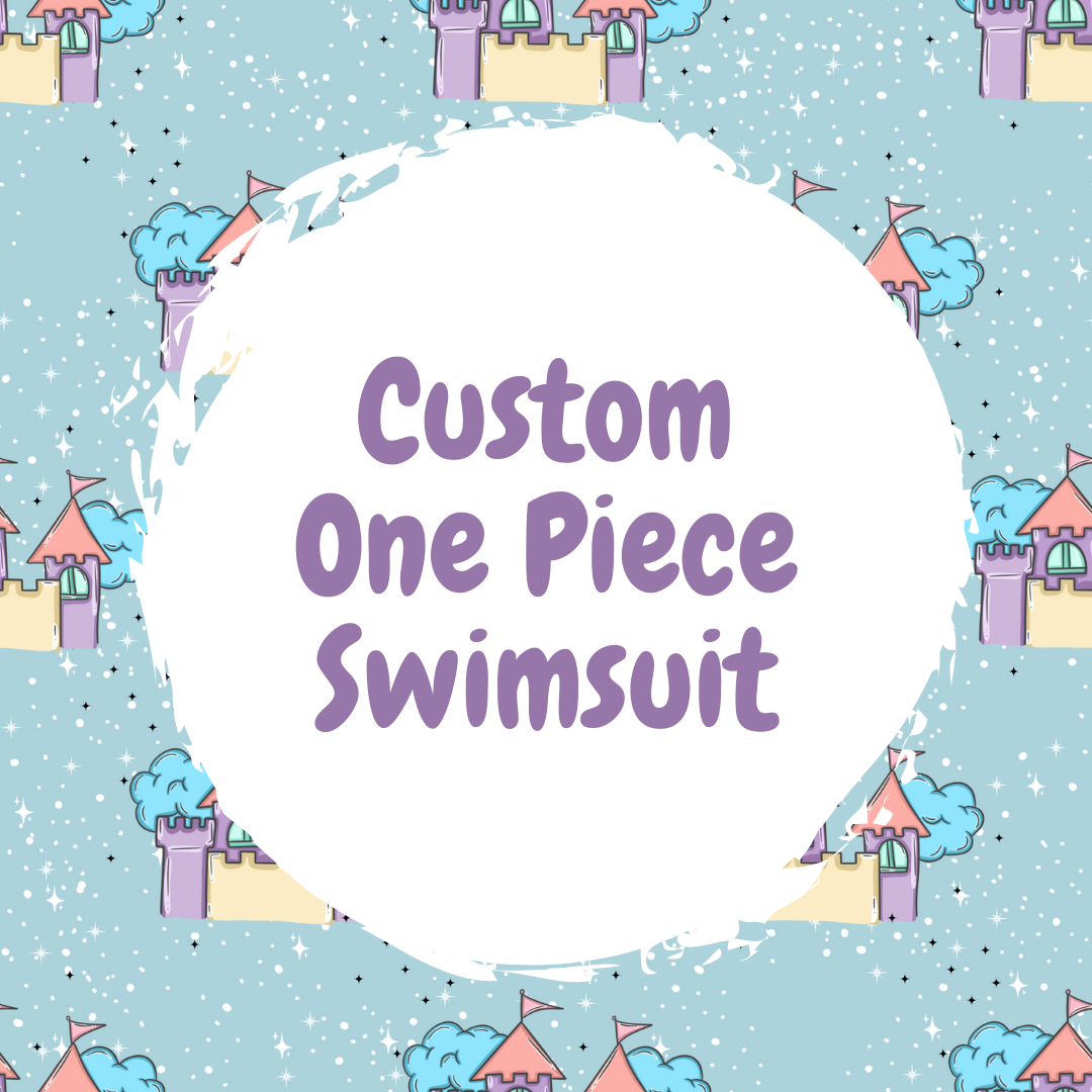 Custom Kids One Piece Swimsuit