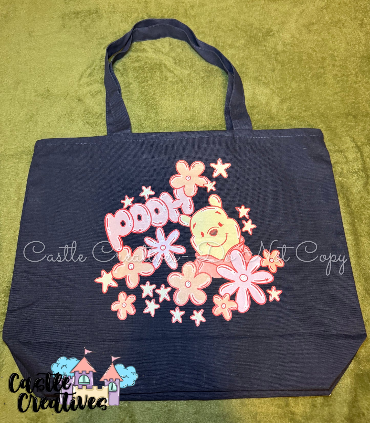 RTS Jumbo Zippered Bear Tote