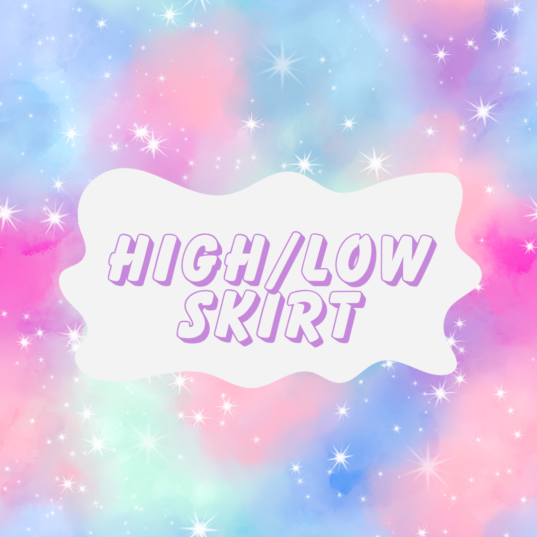 Kids High/Low Skirt