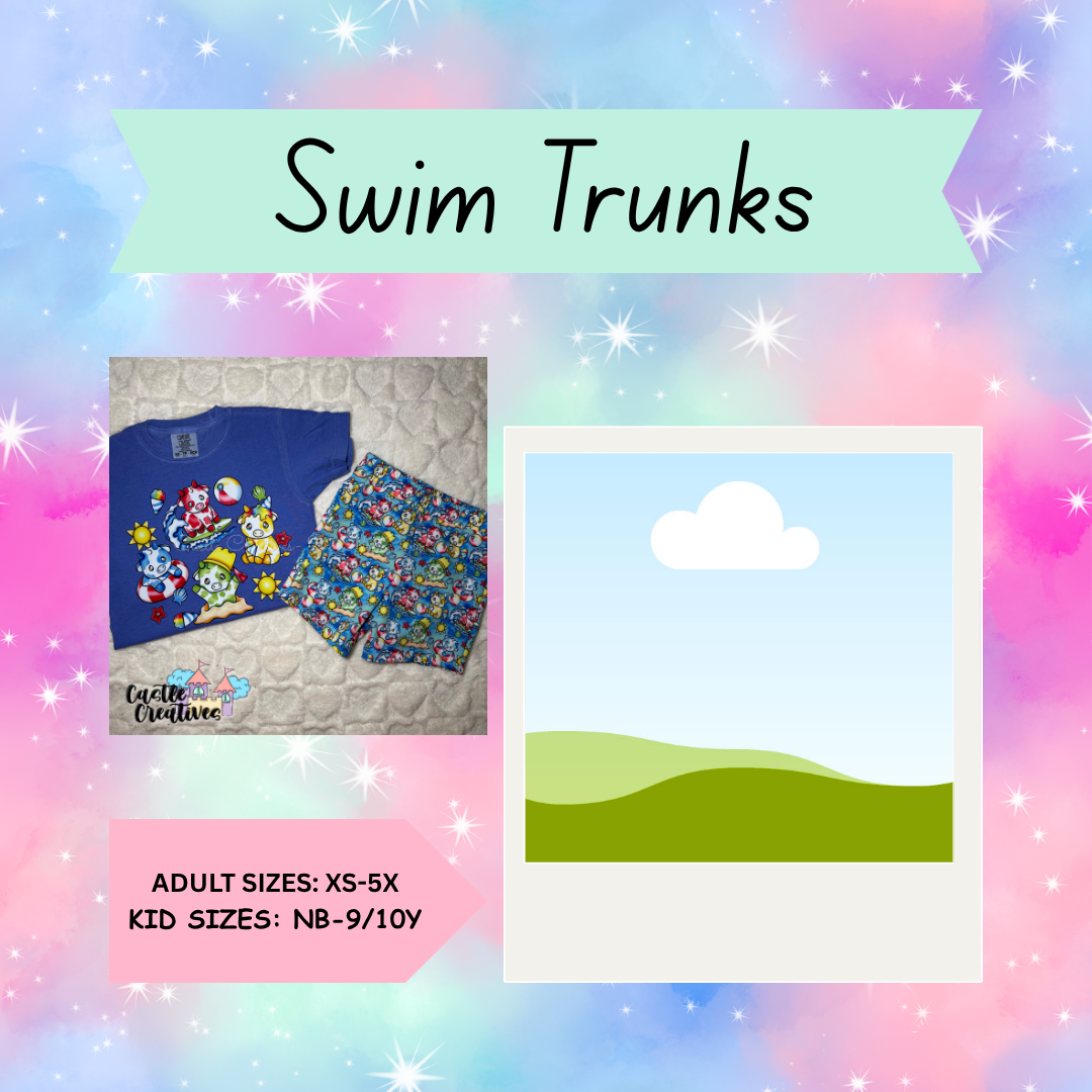 Custom Kids Swim Trunks