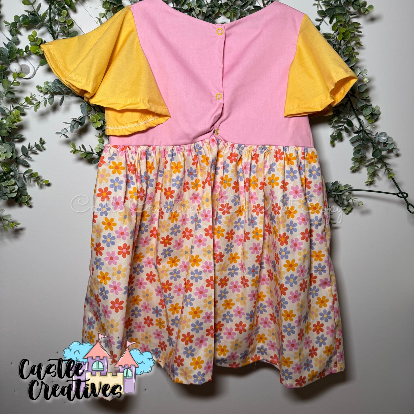 RTS 7Y Woven Dress (read description)