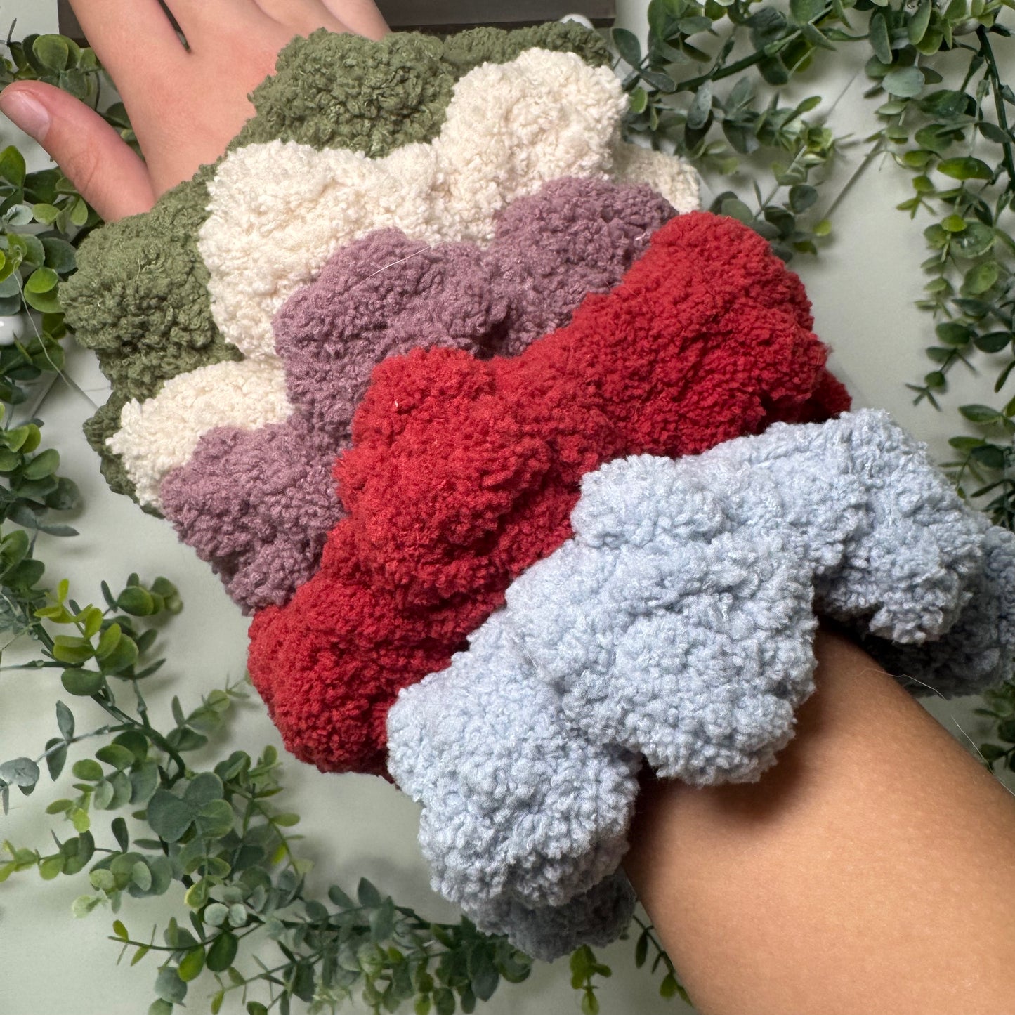 RTS Jumbo Crocheted Scrunchies