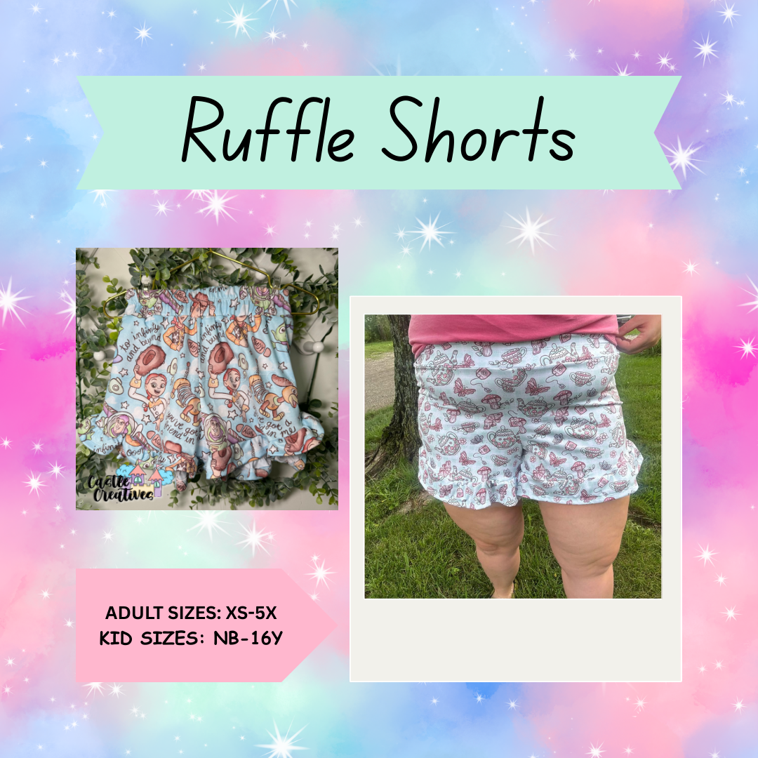 Kids Ruffle Shorts