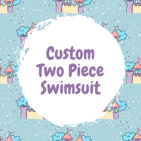 Custom Kids Two Piece Swimsuit