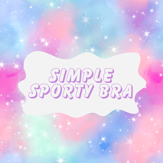 Kids Simple Sporty Bra
