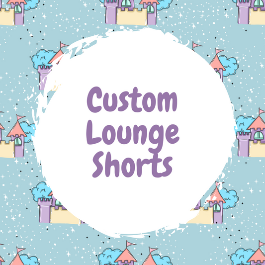 Custom Adult Lounge Shorts