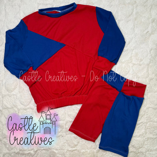 Day 4: 2T Color Blocked Winter Style Crew w/ Bikers