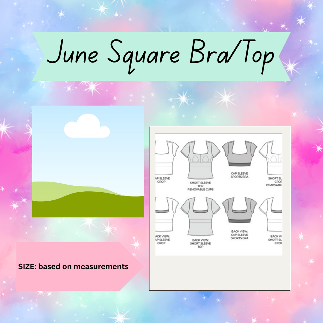 Kids June Square Bra/Top