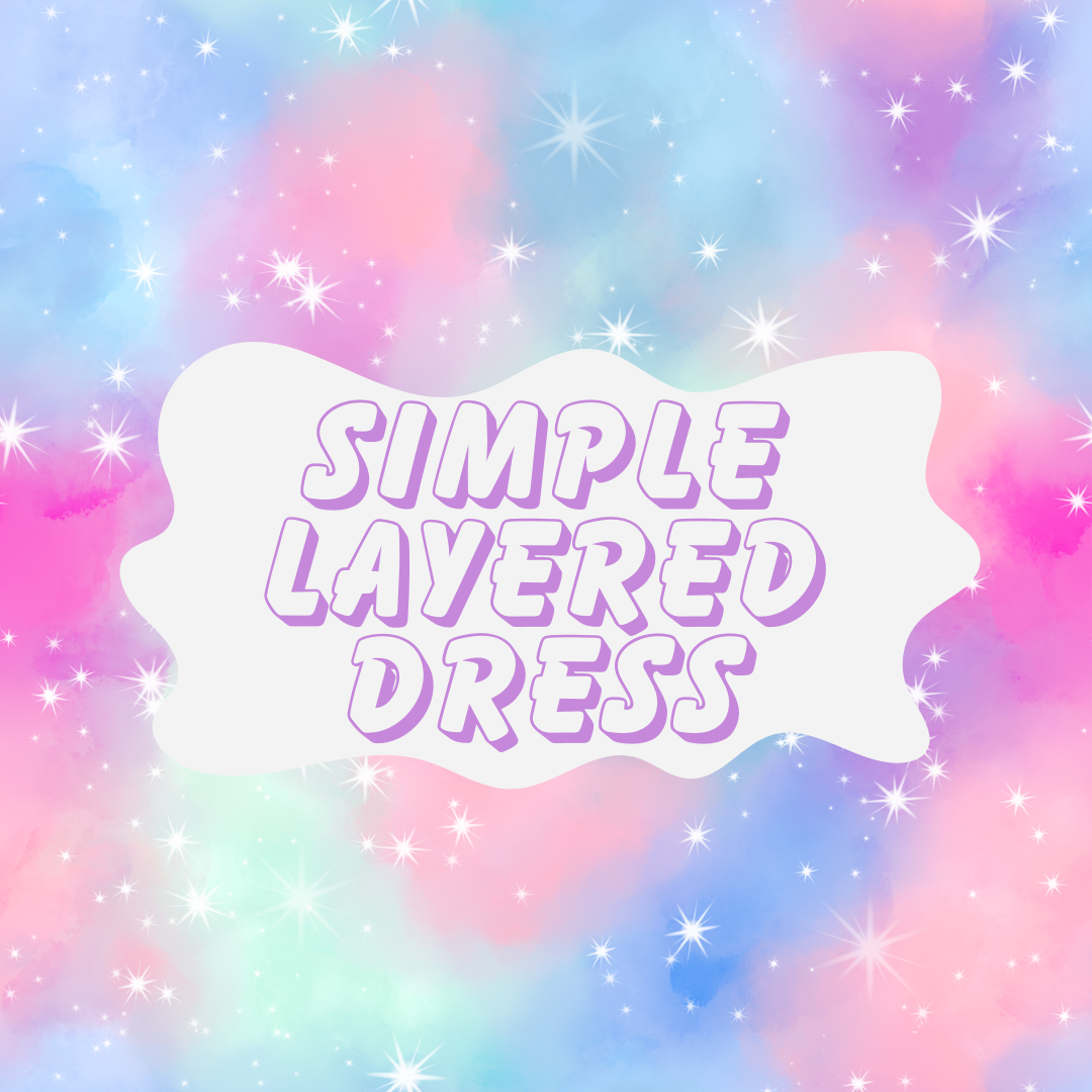 Adult Simple Layered Top/Dress