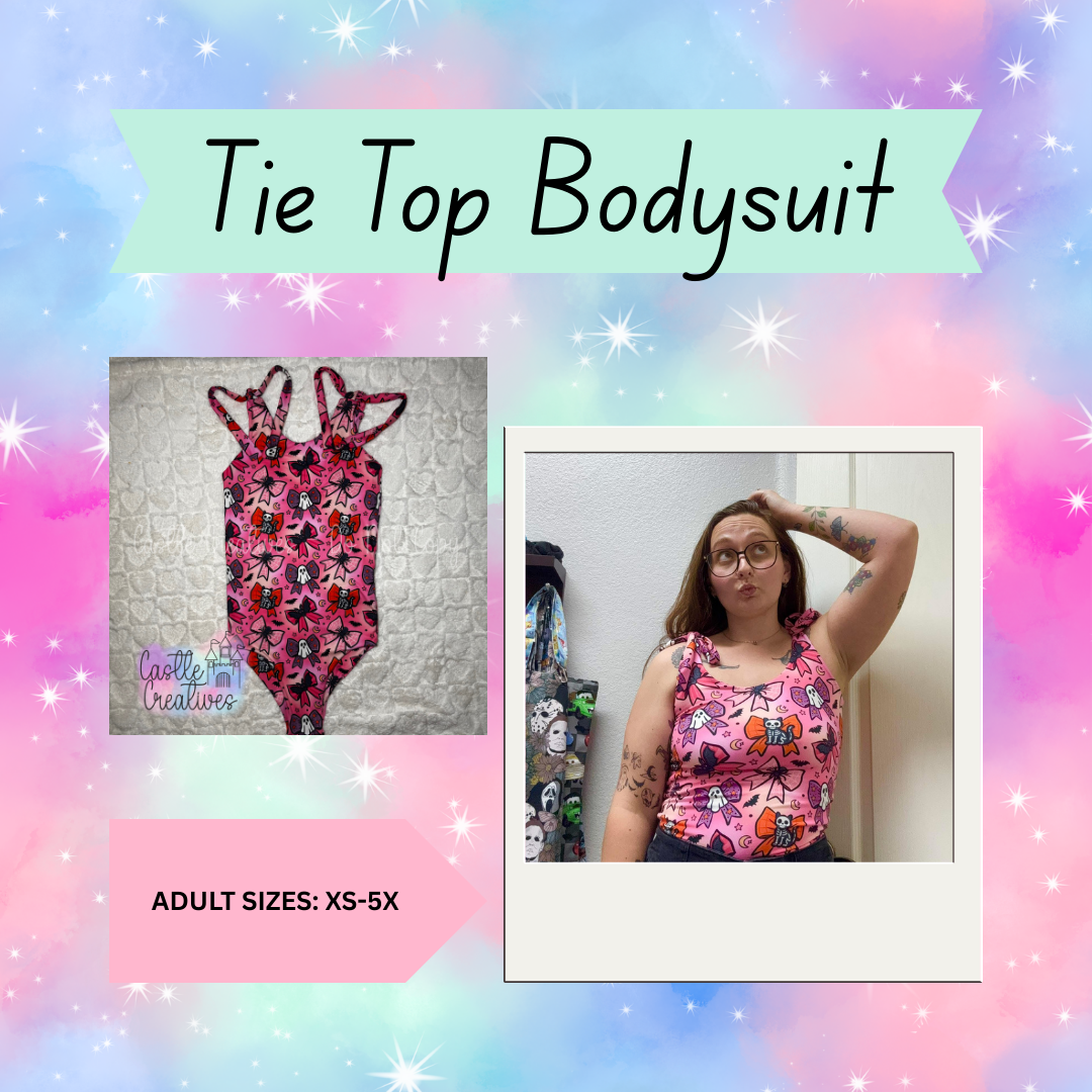 Adult Tie Top Bodysuit