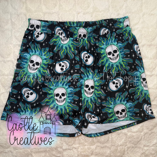 Day 2: Large Mens Shorts w/ Built in Biker/Undies & Pockets