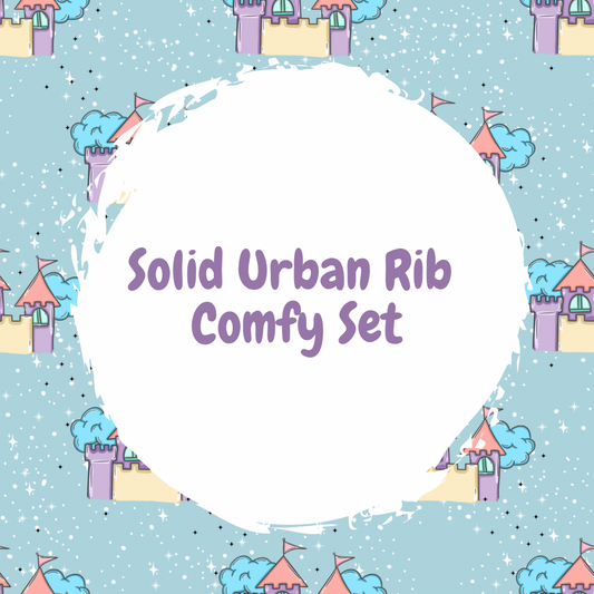 Kids Urban Rib Solid Comfy Set