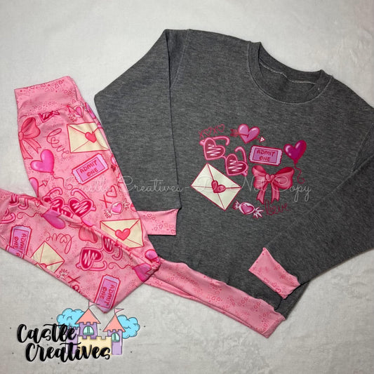 5T Pj pants and Crewneck set