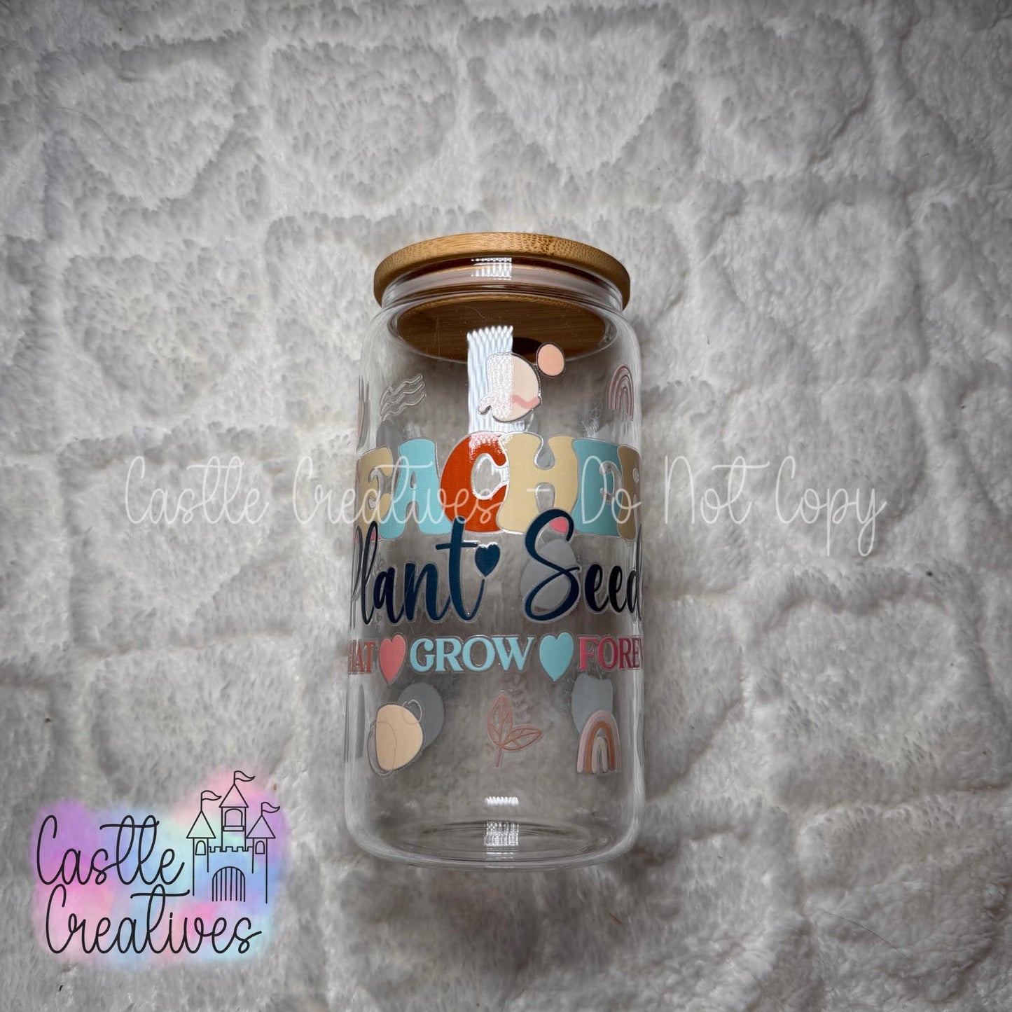 16oz Glass cup