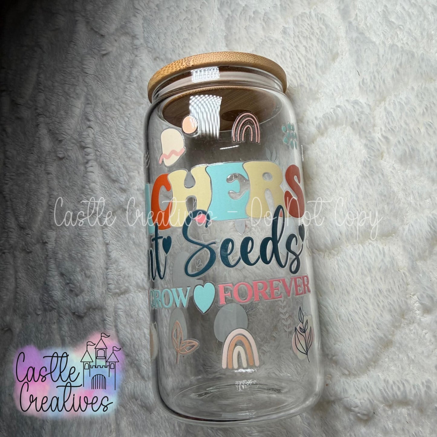 16oz Glass cup