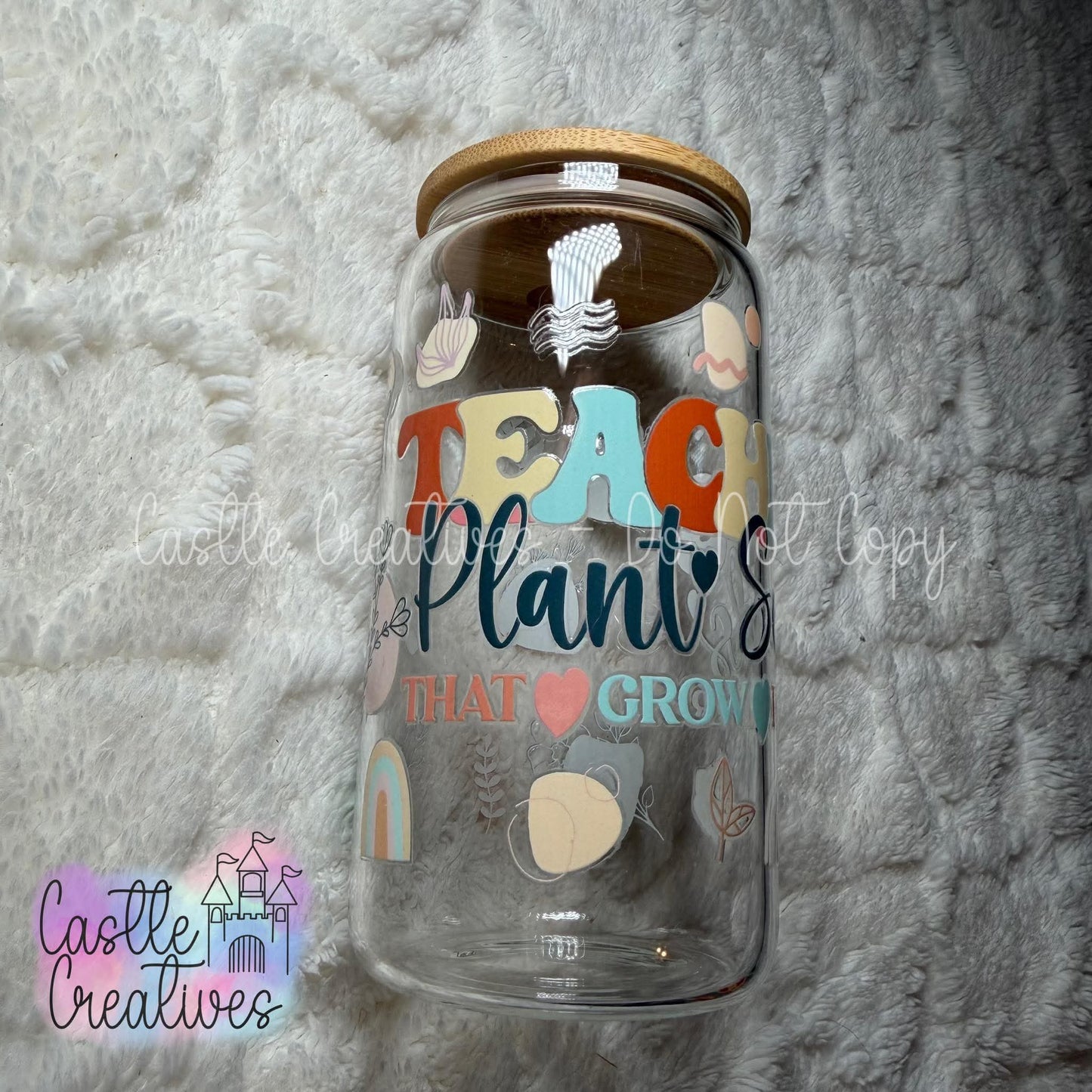 16oz Glass cup