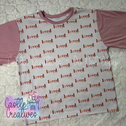 Medium Comfy Tee - Loved