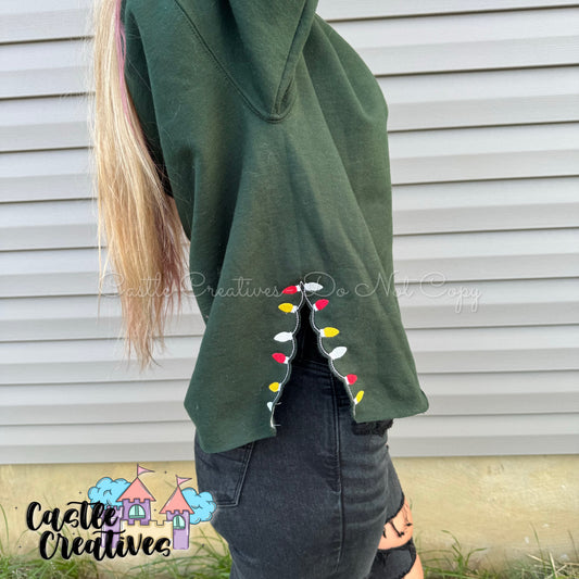 Embroidered Lights Crewneck