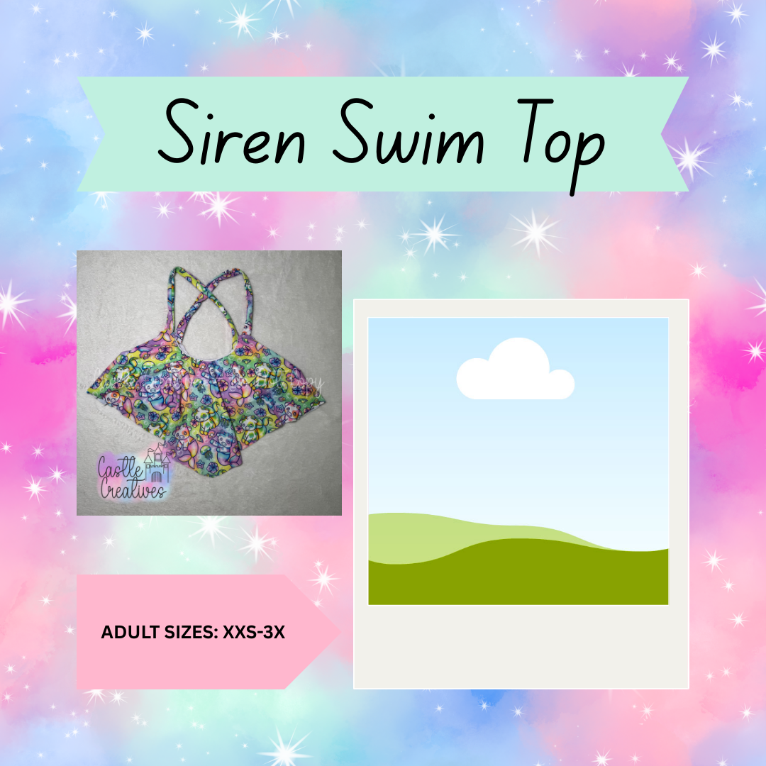 Siren Swim Top