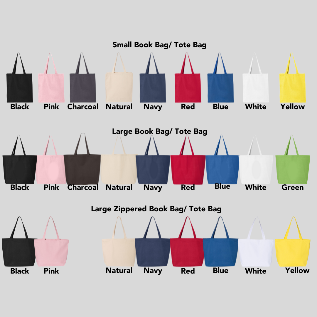 Custom Tote/Book Bags